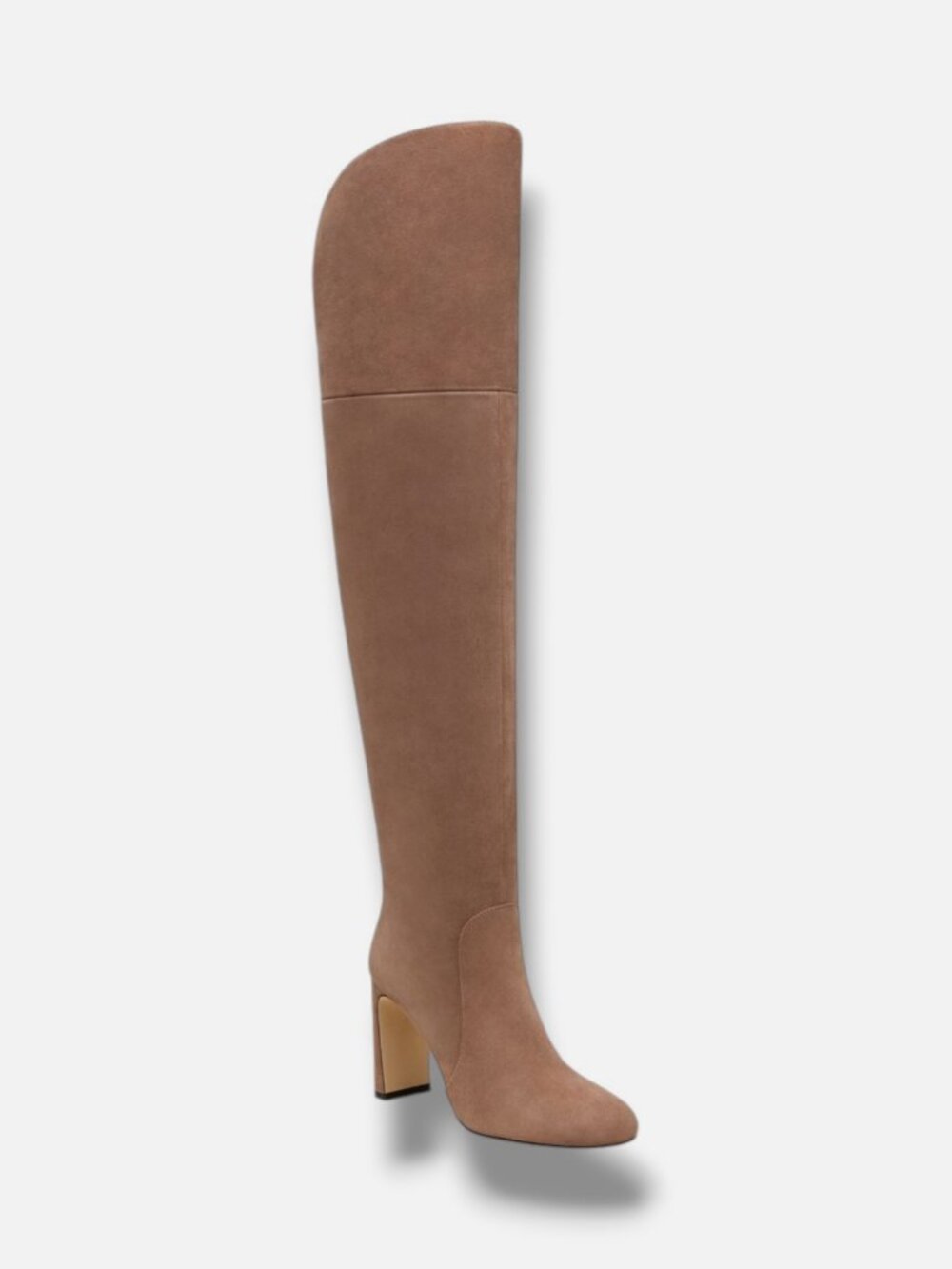 Stuart Weitzman Women's Brown Babette Over The Knee Tubo 85 Boots Size 6.5B